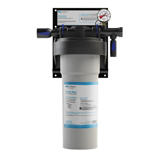 Kinetico PFAS point-of-use filtration tank