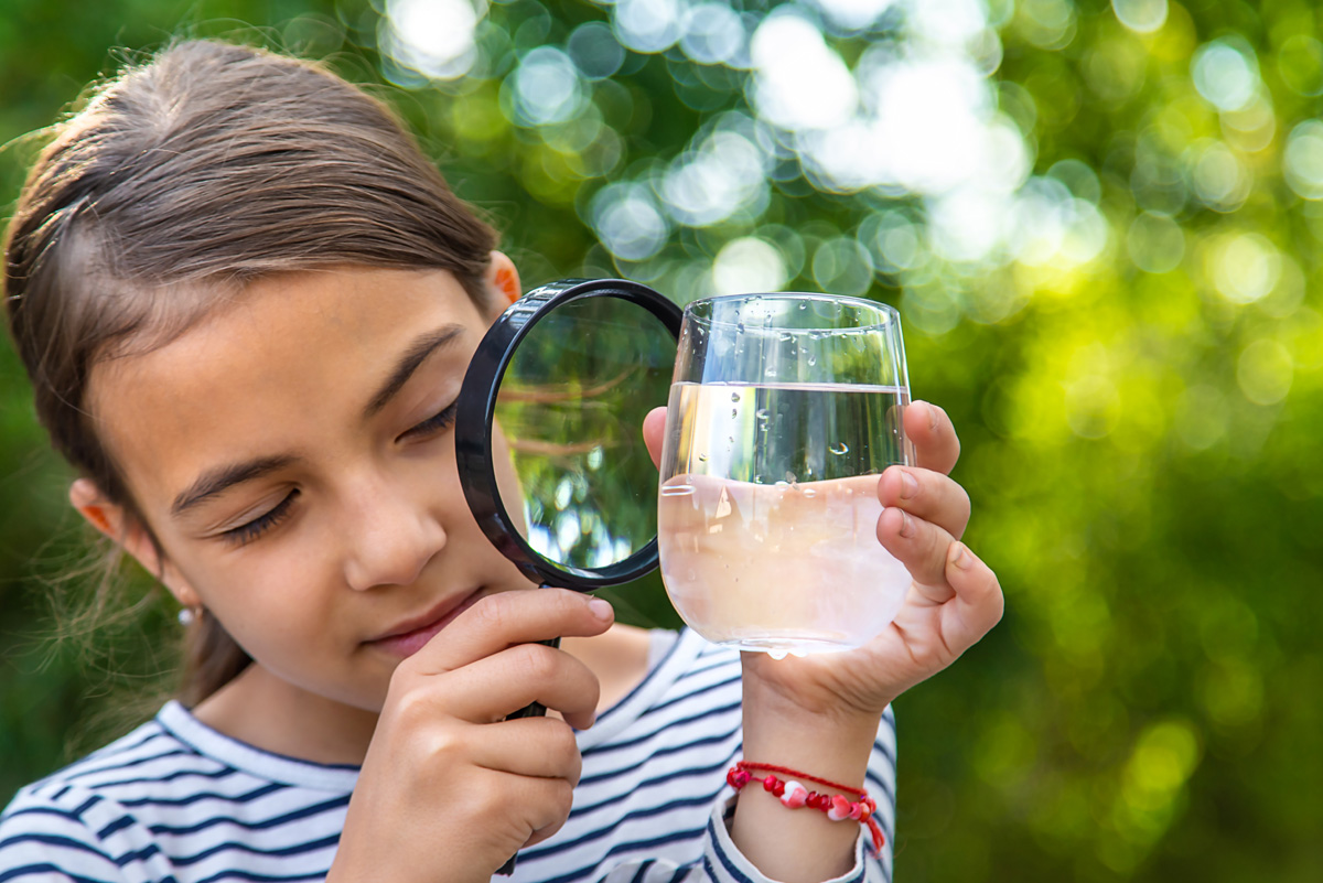 girl looking at water